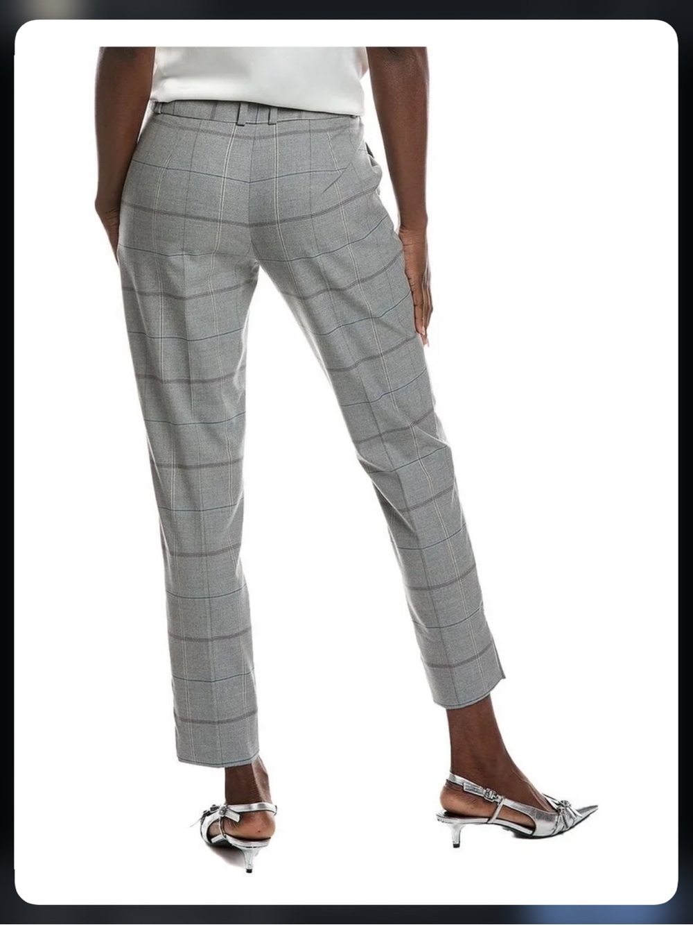 NWOT Hugo Boss Tachy Plaid Pant